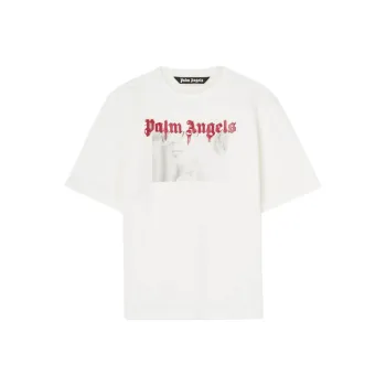 PALM ANGELS Portrait Pencil Classic Tee 