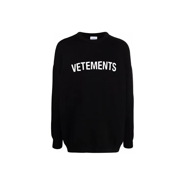Vetements Sweaters Unisex Black-0