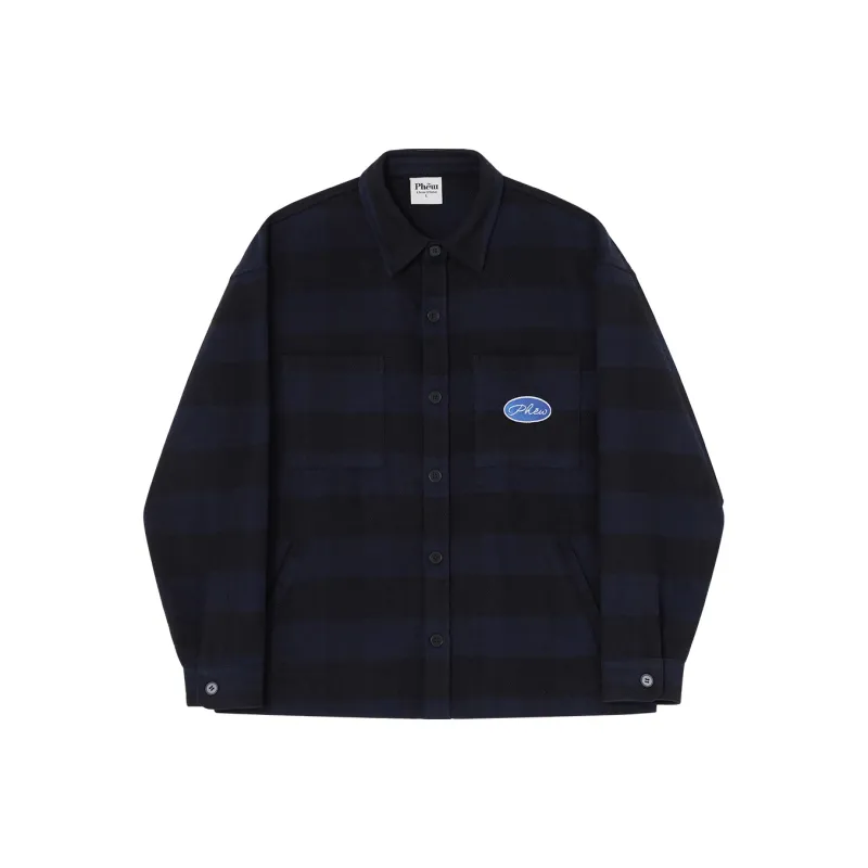 Phew Shirts Unisex Dark Blue & Black-0