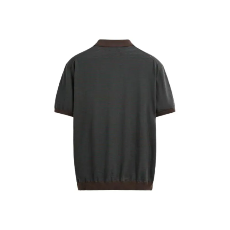 ZARA Polo Shirts Men Brown-1