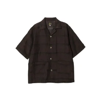 Needles SS25 Shirt Unisex Dark Brown