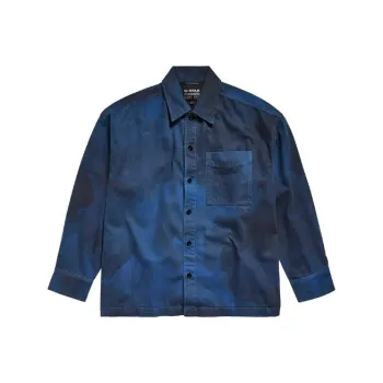 G STAR RAW Shirt Men's Vintage Sea Blue