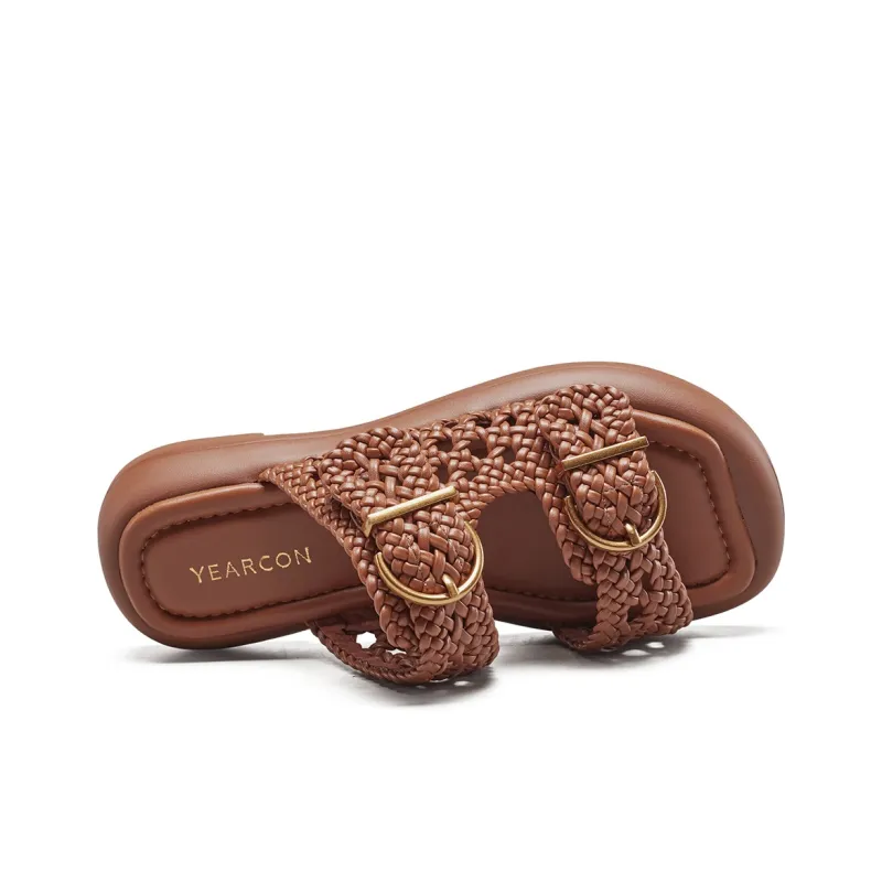 YEARCON Rubber Foam Outsole Slip Resistant Slide Slippers Women's-2