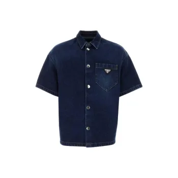 PRADA Shirts Men Navy