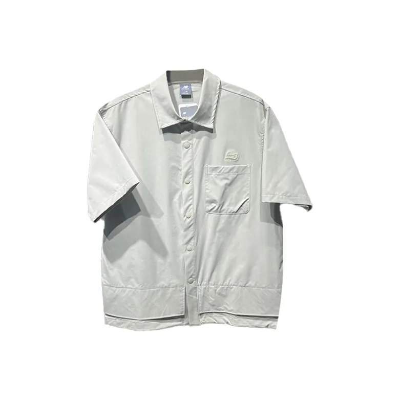 New Balance Shirts Men Gray-0
