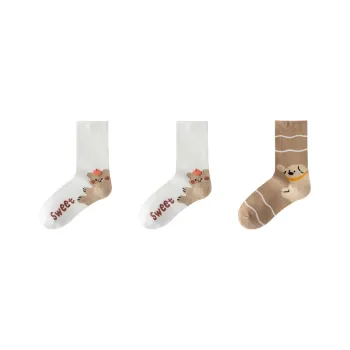 Cotton Gene Mid Calf Socks Women's Combo Set