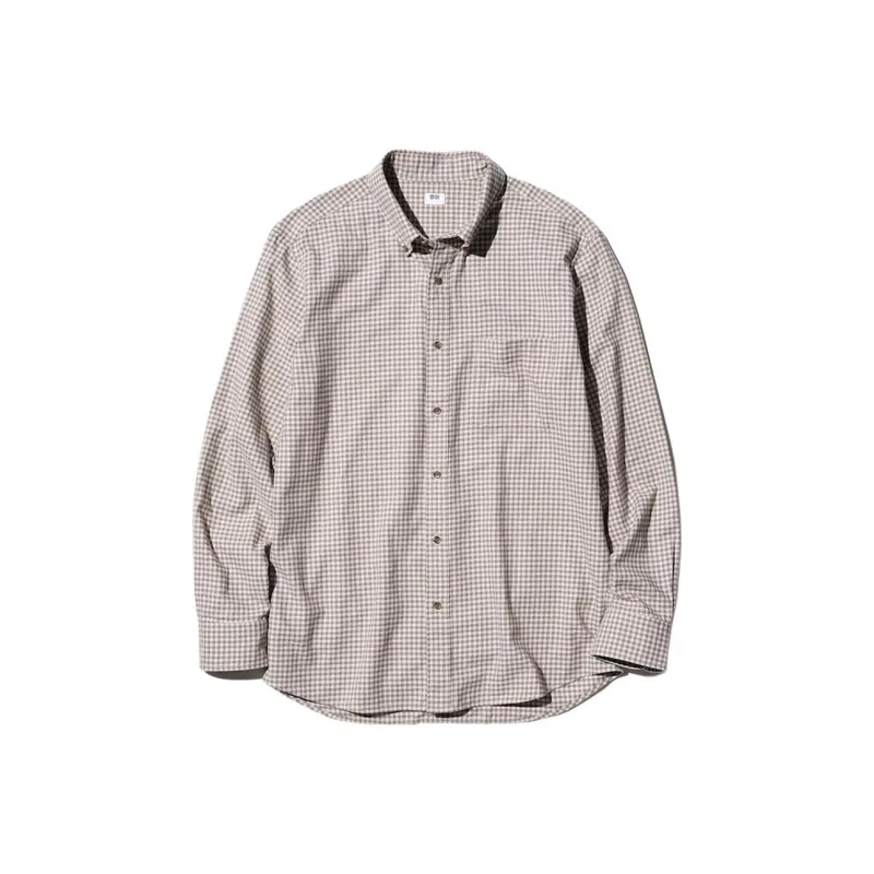UNIQLO Shirts Men Beige-0
