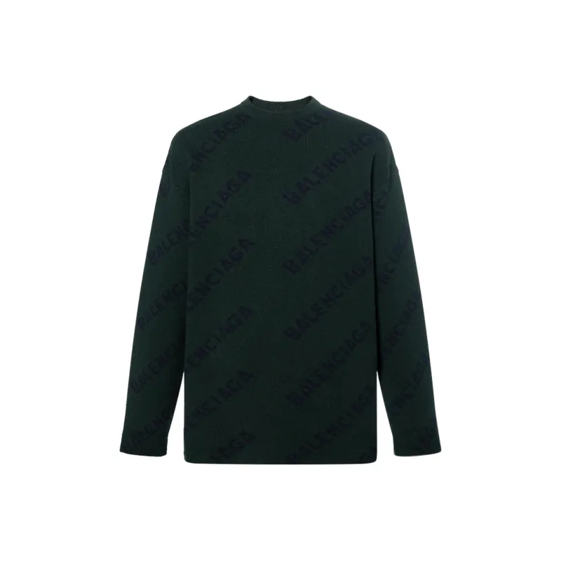 Balenciaga Sweaters Men Green-0