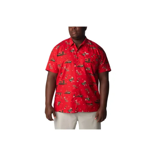 Columbia PFG Trollers Best™ Shirt Men's Red