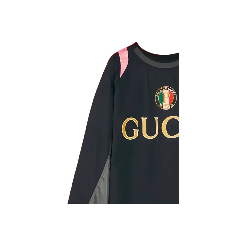 Palace X GUCCI Nylon Patches Track Jacket Black-4