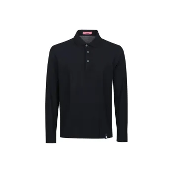 Drumohr Spread collar Cotton Polo Shirt