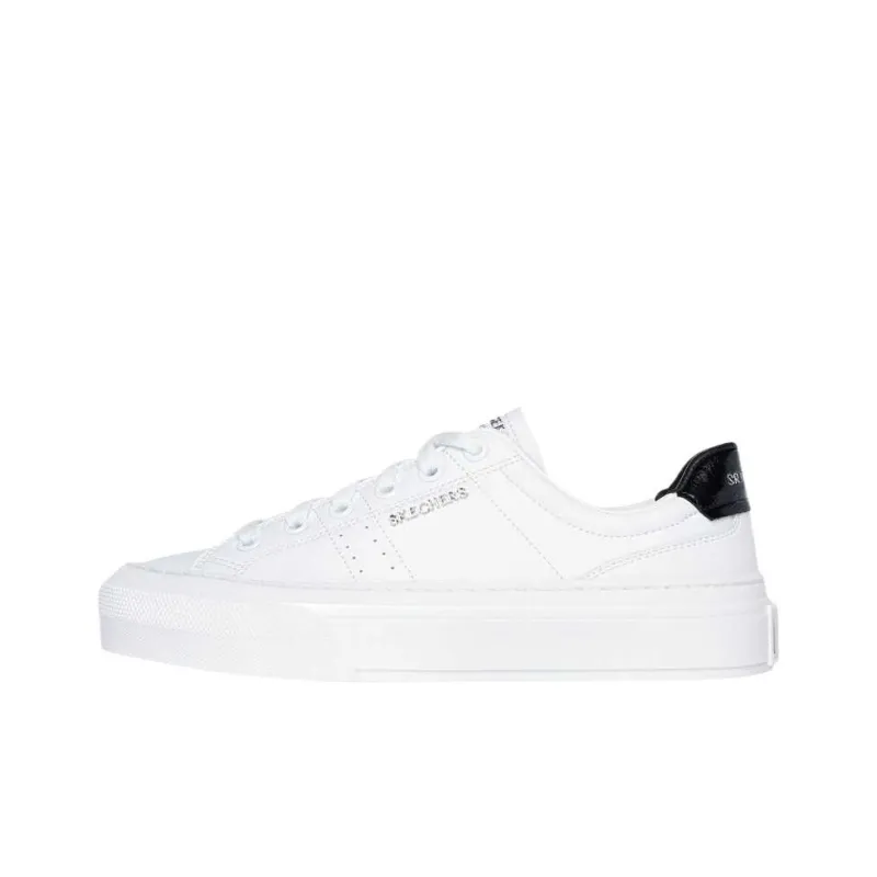 Skechers Sophisticated Style Low Top Skateboard Shoes Women's White-0