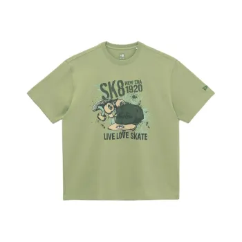 New Era T Shirt Unisex Sage Green