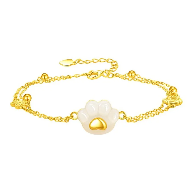 Branded Jewelry Bracelets White Jade Women's-0