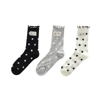 GUKOO x Hello Kitty Sanrio Series Mid Calf Socks Women's 3 Pack
