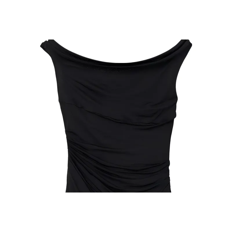 TORY BURCH SS24 Sleeveless Dress Women's Black-1