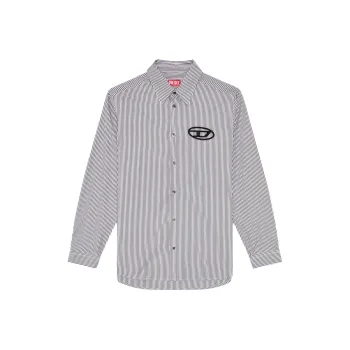DIESEL S Simply E Striped Long Sleeved Shirt