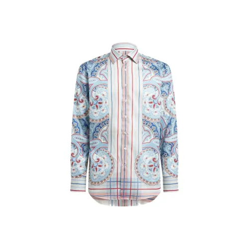 ETRO Paisley Printed Curved Hem Shirt
