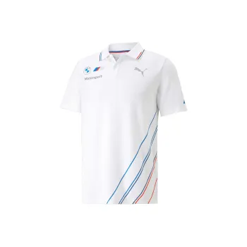 PUMA BMW M Motorsport Team Polo Shirt Men's White