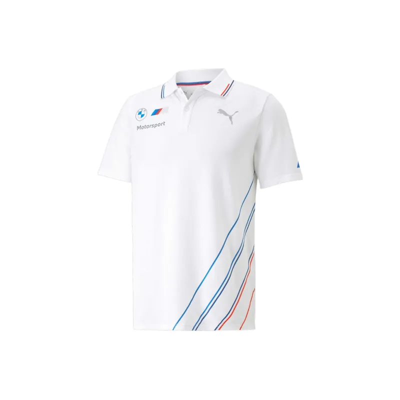 PUMA BMW M Motorsport Team Polo Shirt Men's White-0