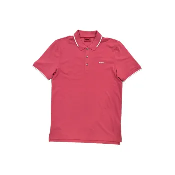 HUGO BOSS Logo appliqué Piqué Polo Shirt