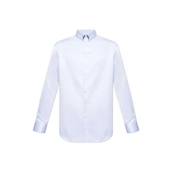 GIORGIO ARMANI Curved Hem Twill Shirt