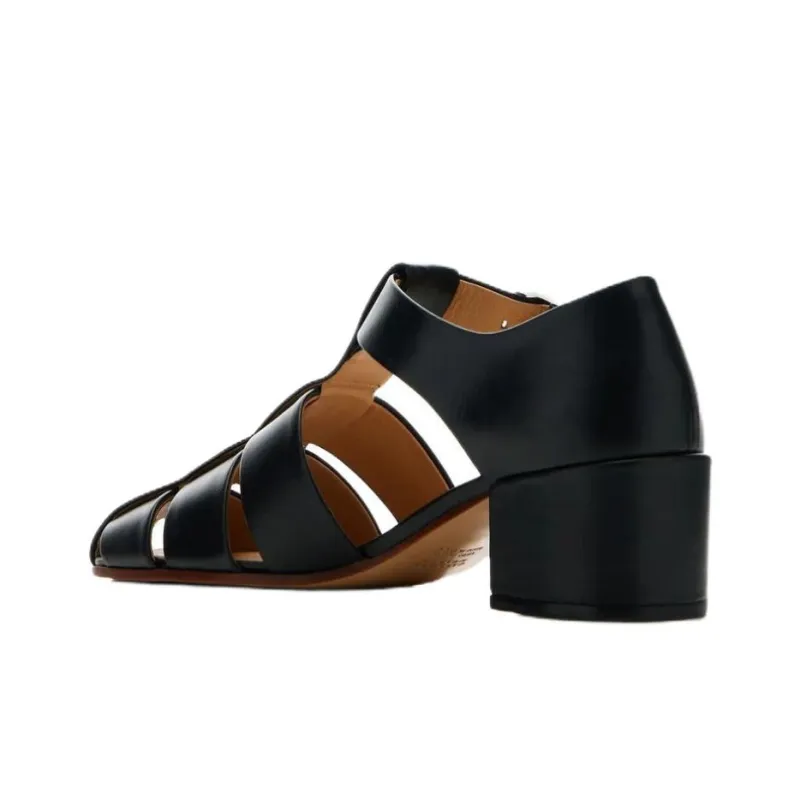 GABRIELA HEARST Lyle Roman Sandals 4.5cm Women's Black-3