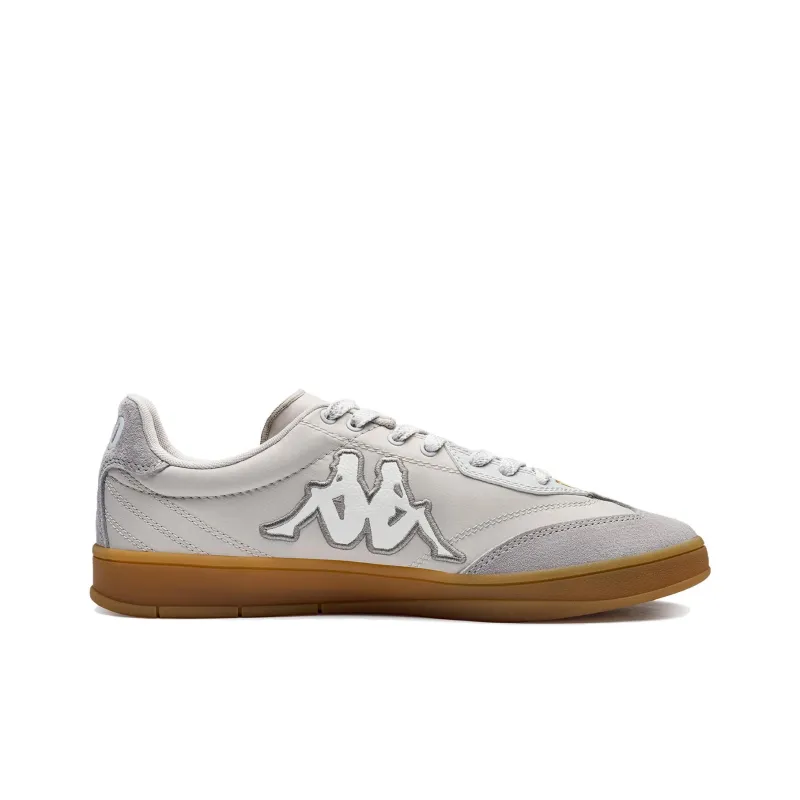 Kappa Tifo Abrasion Resistant Low Top Skateboard Shoes Unisex Cool Gray-1