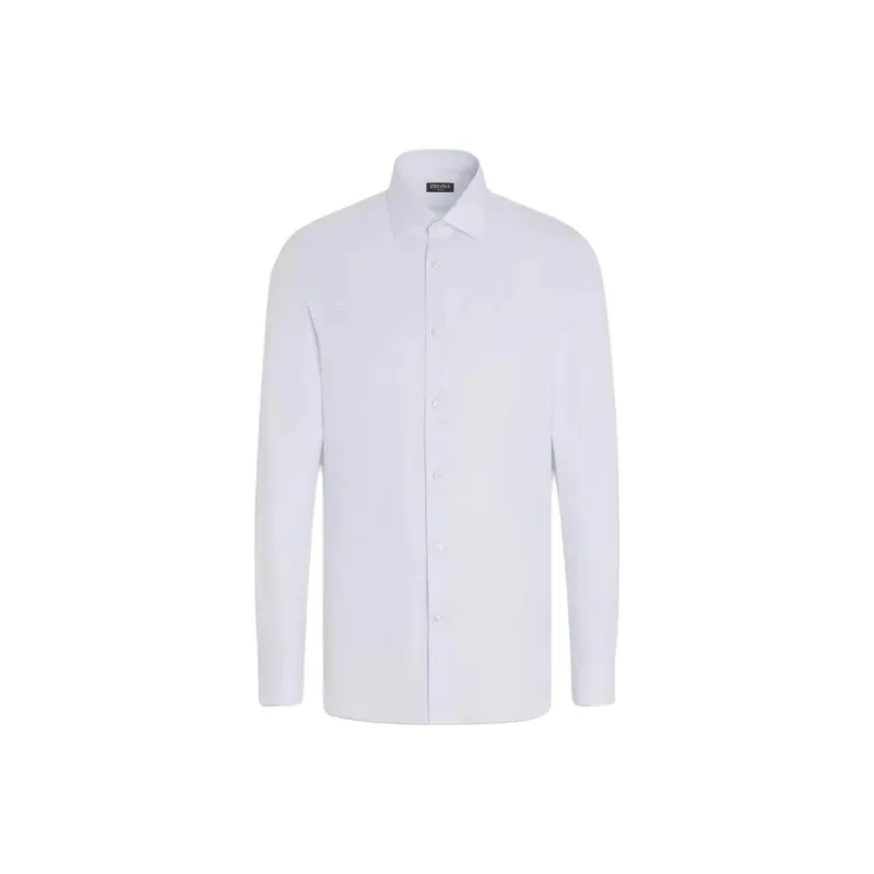 Ermenegildo Zegna Micro structured Cotton Shirt-0