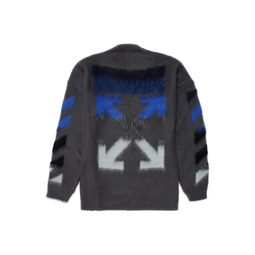 OFF WHITE Diag Brushed Sweater