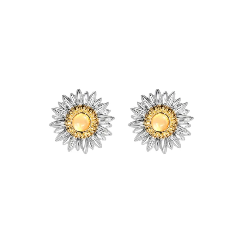 BING STUDIO 925 Sterling Silver Needle Stud Earrings Unisex-0