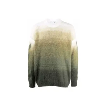 OFF WHITE Diagonal Brushed Sweater