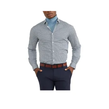 GUESS Eco Benny New Collar Paul Shirt Shirt Men's Gray