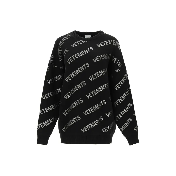 Vetements Sweaters Unisex Black-0
