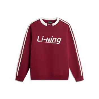 LiNing Sports Life Collection Sweatshirt Unisex Bicycle Red