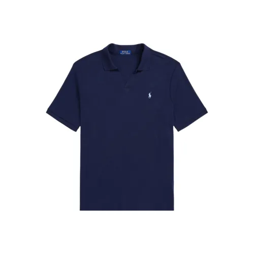 Polo Ralph Lauren SS24 Polo Shirt Men's Elegant Dark Blue
