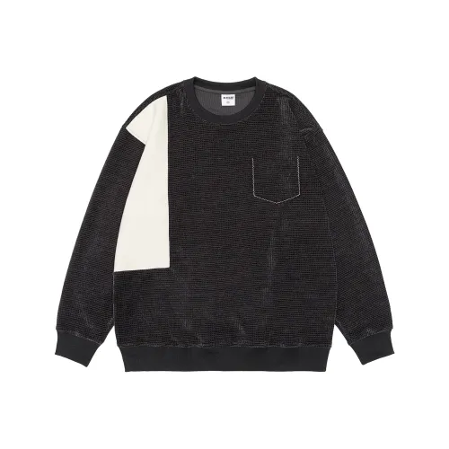 REFAMES Spring And Fall Season Sweatshirt Unisex Black
