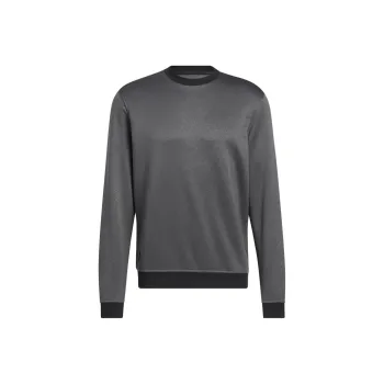 Adidas GO-TO CREWNECK PULLOVER Sweatshirt Men's Black/Gray Six