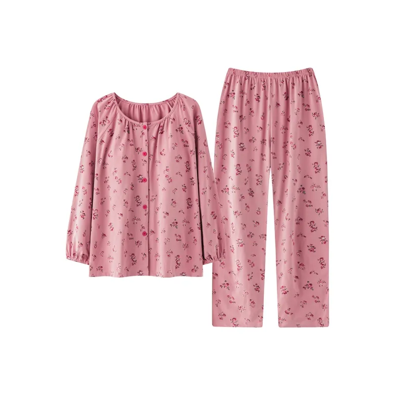 Herbal Primer Pajama Set Women's Combo Set-0