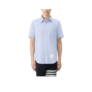 THOM BROWNE Short Sleeved Buttoned Shirt