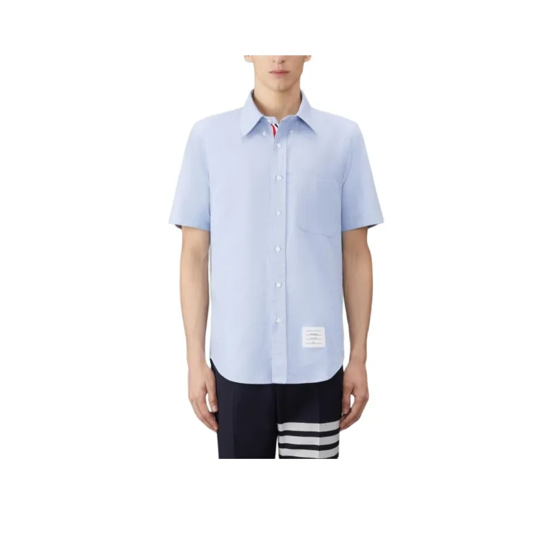 THOM BROWNE Short Sleeved Buttoned Shirt-0