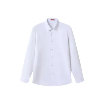 H-YXIANG Shirt Men's Coconut White