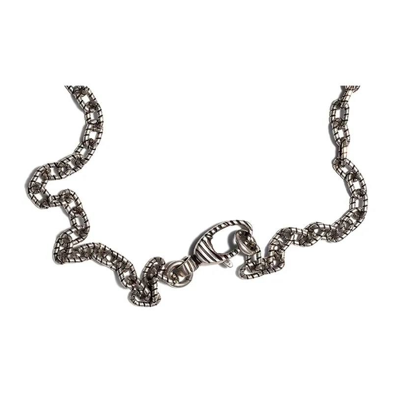 GUCCI 925 Sterling Silver Necklaces Unisex-4