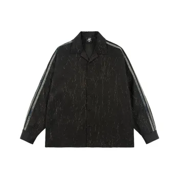 XINYINSU 24FW Long Sleeved Shirts Unisex Black