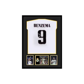 Three For Real Madrid Team Jersey Exquisite Mounting, Outer Frame Approx. 65x85cm Unisex
