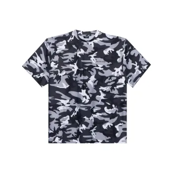 Balenciaga T Shirt Regular Fit Men's Multicolor