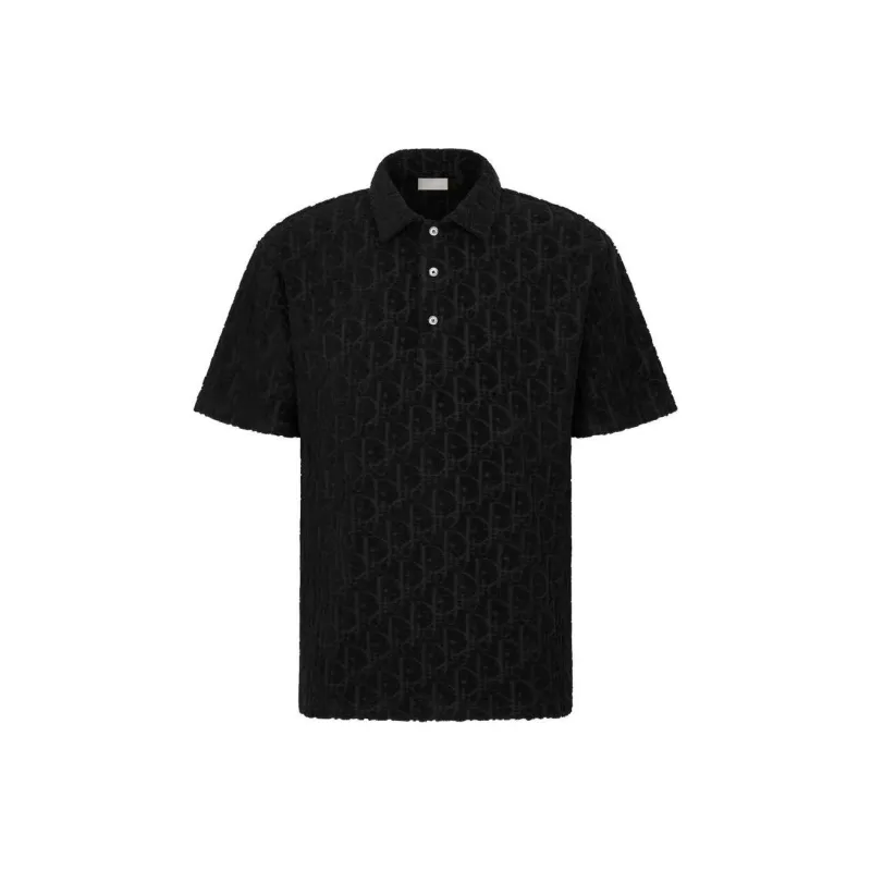 DIOR Polo Shirts Men Black-0