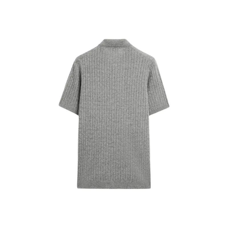 Massimo Dutti Polo Shirt Men's Gray-1