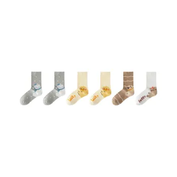 Cotton Gene Mid Calf Socks Women's Combo Set