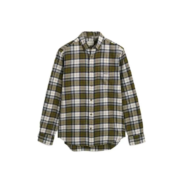 GANT Shirts Men Dark Green-0